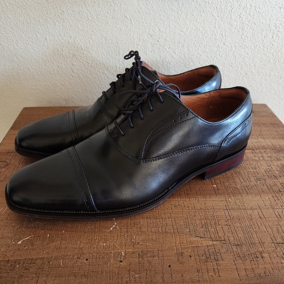 Florsheim Mens Black Sorrento Cap Toe Oxford Dress Shoes Size 8.5 main image 7